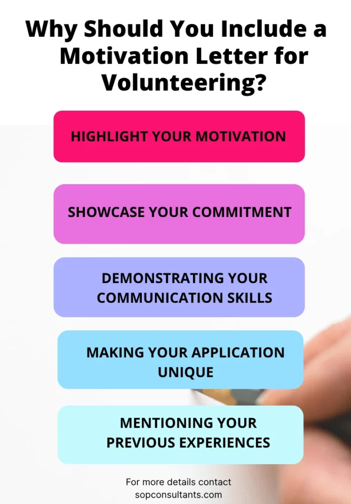 motivation letter for volunteer - how,why