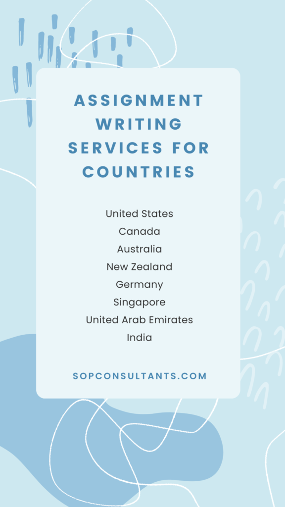 assignment writing service for other countries