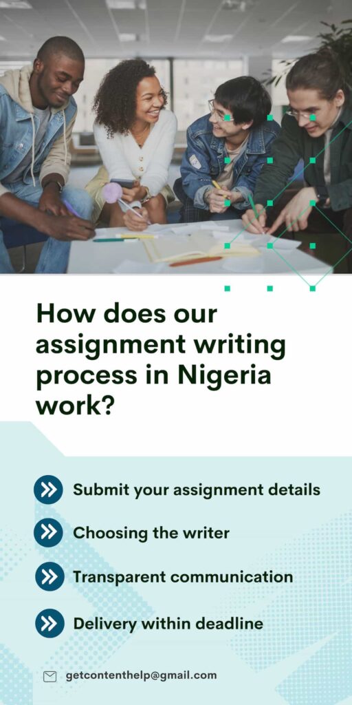 how does assignment help Nigeria works ? infographics - SOPConsultants