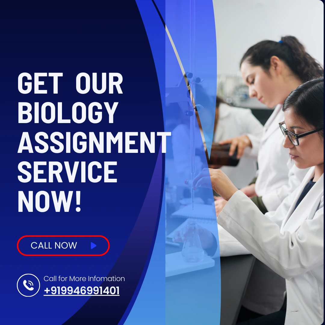 get biology assignment help from professionals @ 30% discount - save money and time.