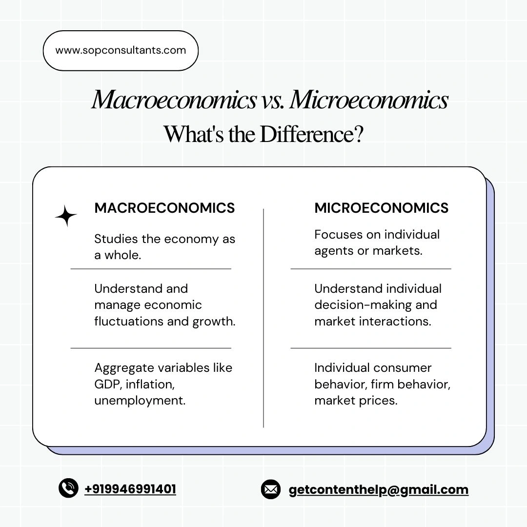 difference between micro economics and macro economics - assignment writing service