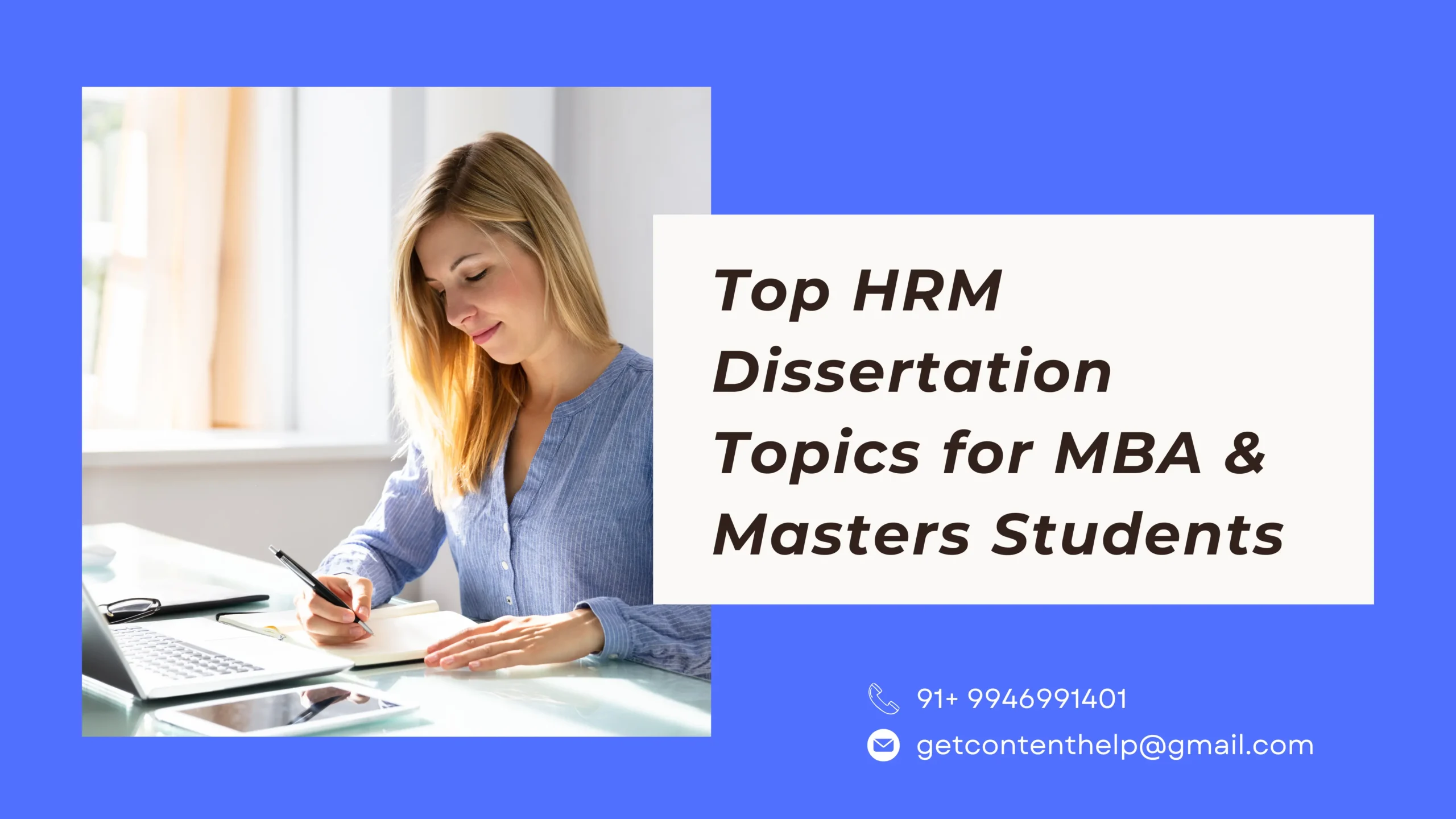 Comprehensive List of HRM Dissertation Topics for Postgraduates